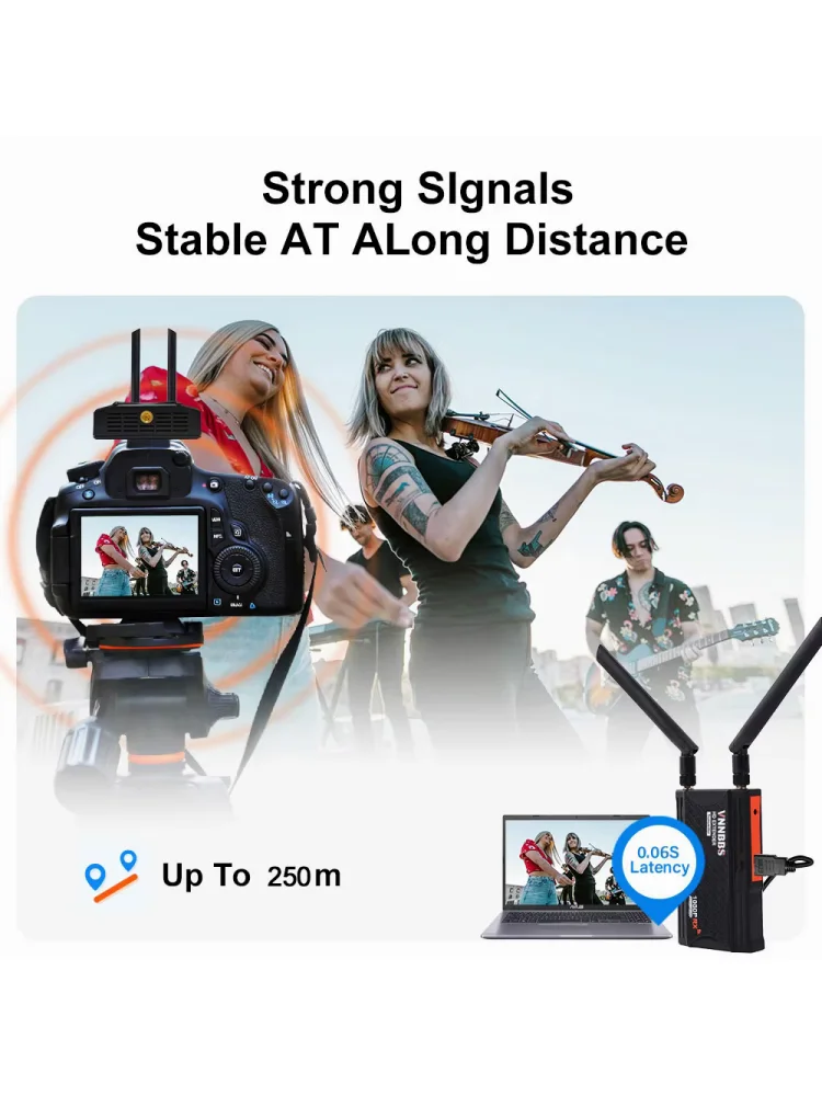 200m Wireless Extender 1 2 3 4 Screen Share 250m Wireless HDMI Video Transmitter and Receiver for STB Camera PS4 Laptop PC To TV