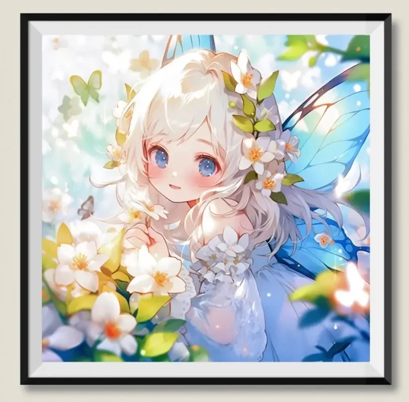 

Набор для вышивки Elf Girl, 9 карат, 60x60 см