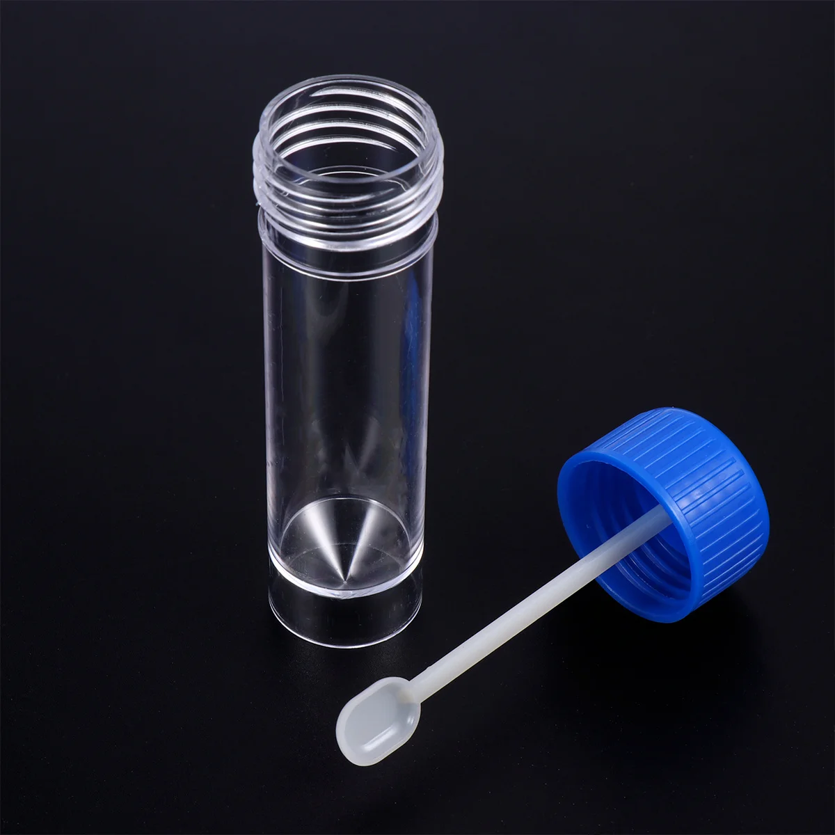 

10Pcs Sample Specimen Bottle Leakproof Plastic Container for Hospital Lab Use Air Water Tight Smooth Surface Portable Stool