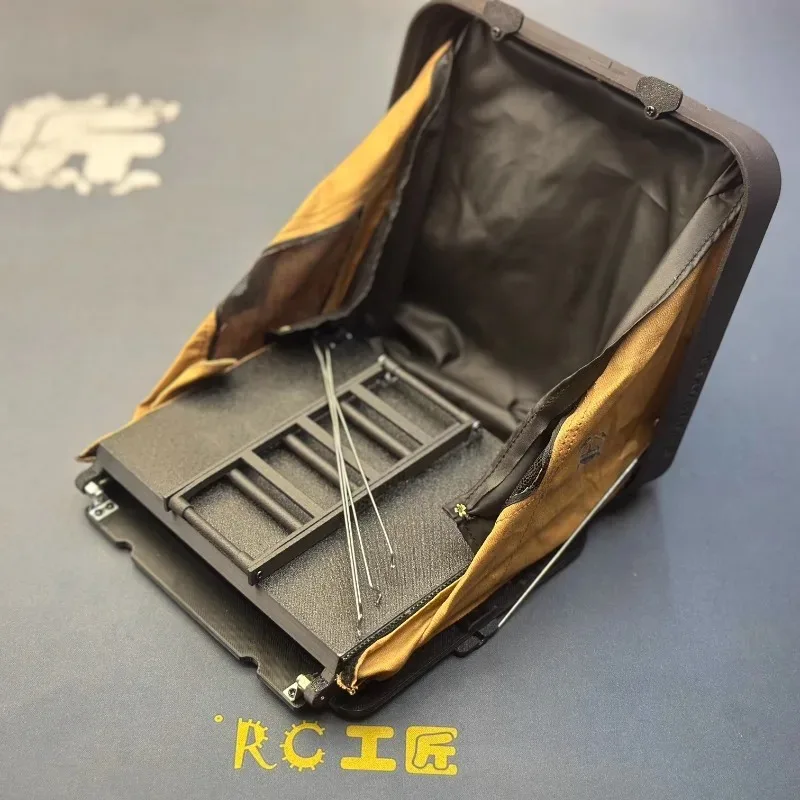 1 セットシミュレーションオープン可能キャンプテント 1/10 RC クローラー車トラクサスディフェンダーアキシャル RC4WD アクセサリー用