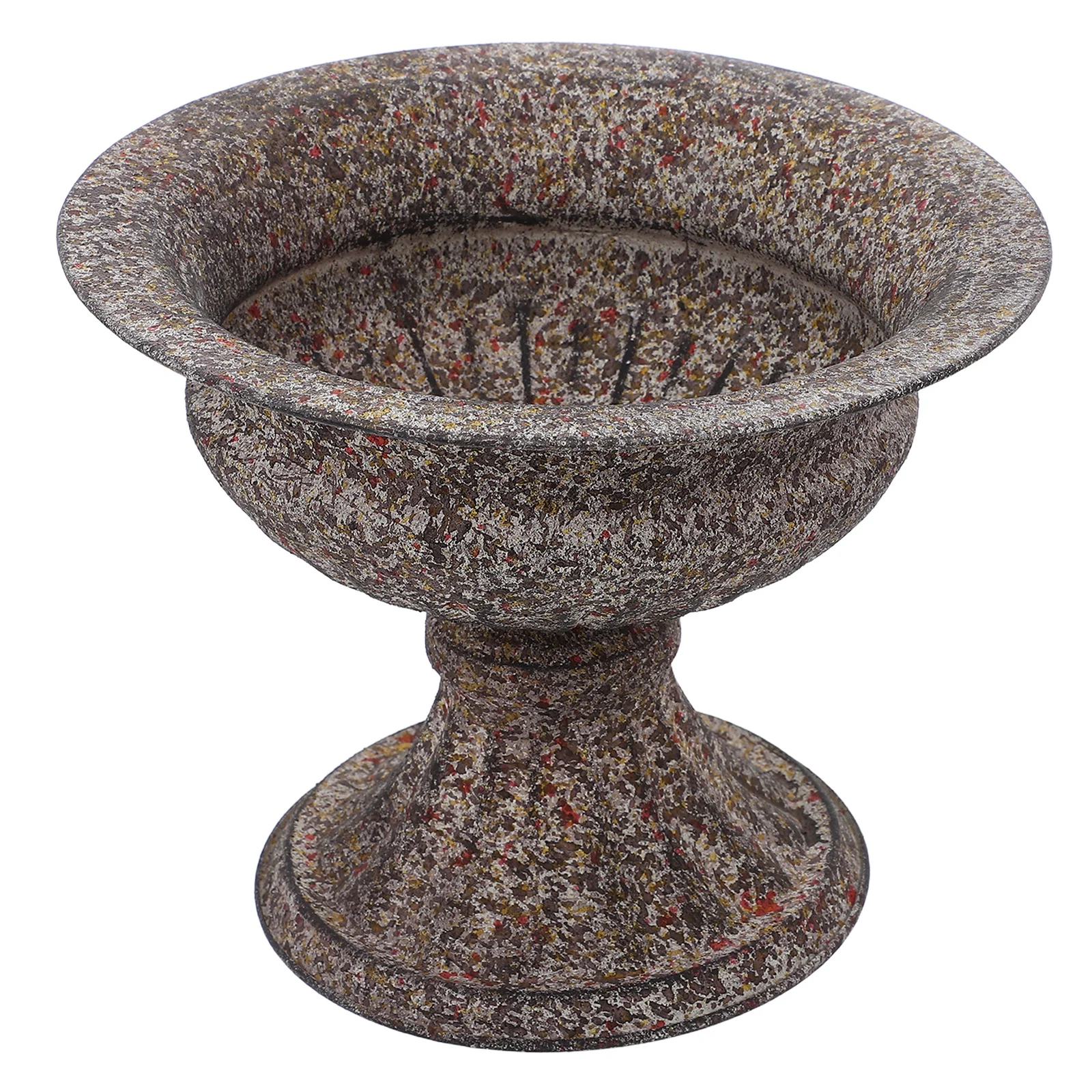 

Vintage Decorative Flower Vase Iron Tabletop Planter For Dried Fresh Flowers Farmhouse French Style Wedding Centerpiece