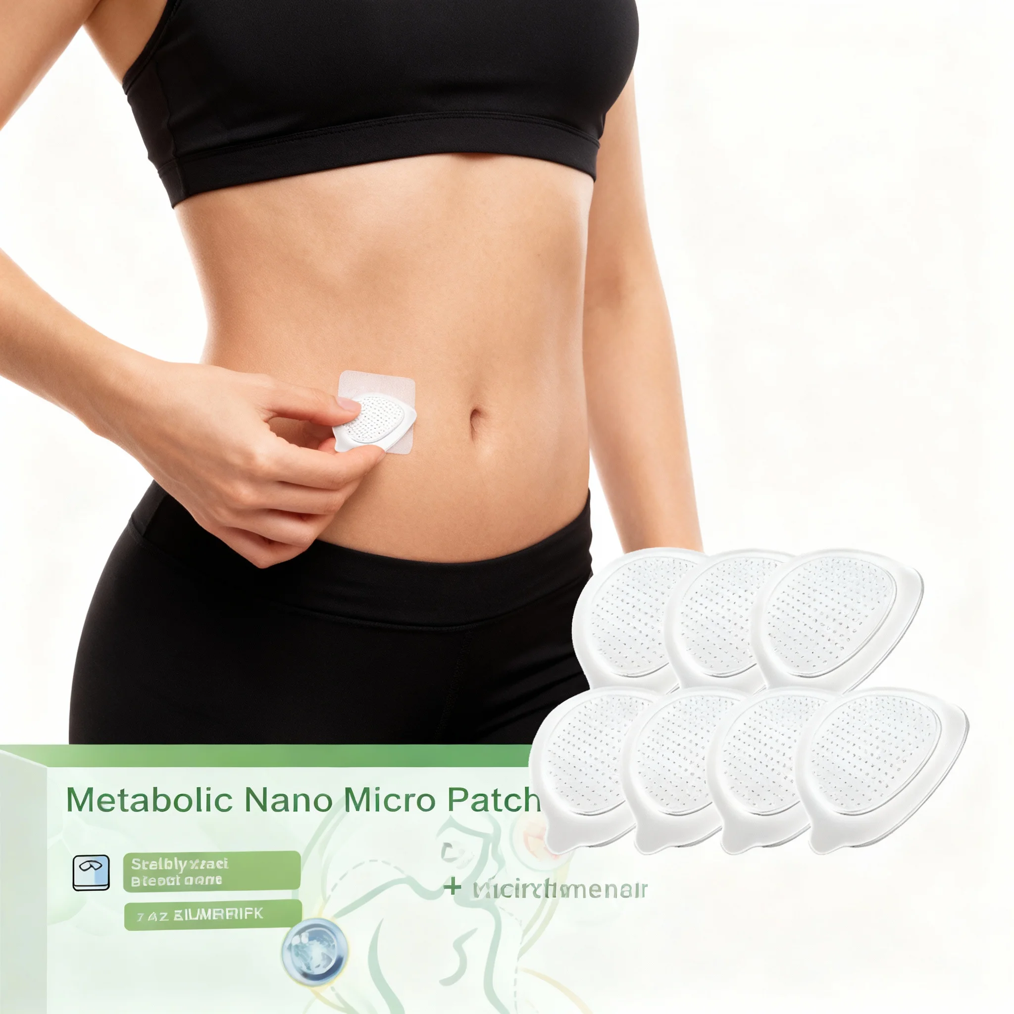 

Advanced Nano Microneedle Patch For Body Skin Portable Daily Use External Application Care Sticker Breathable Comfor Adhesion