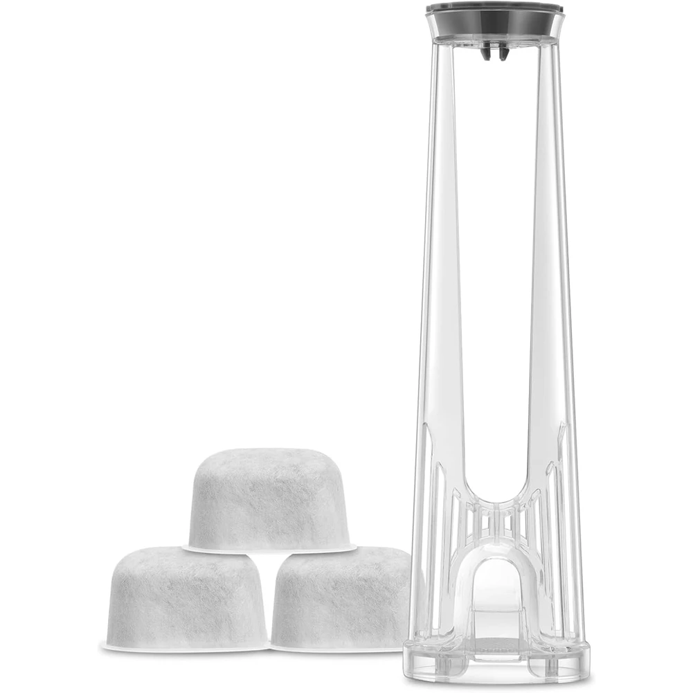 لقطع غيار ماكينة صنع القهوة Keurig K-Express خزان المياه مع حامل الفلتر و3 مرشحات مياه الفحم #3