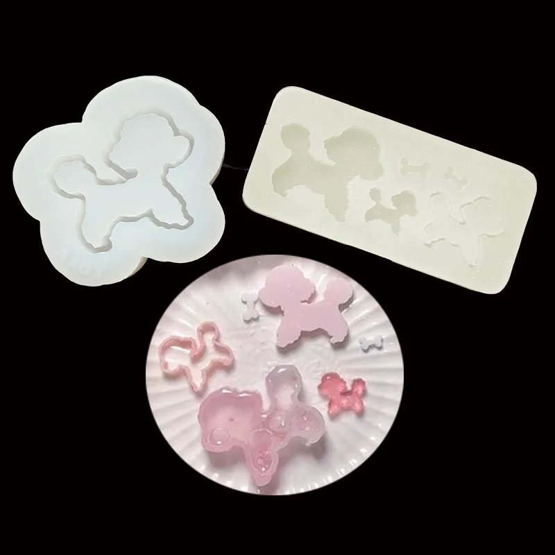 DIY Epoxy Resin Mold Dog Silicone Shaker Mold Jewelry Tools Jewelry Molds