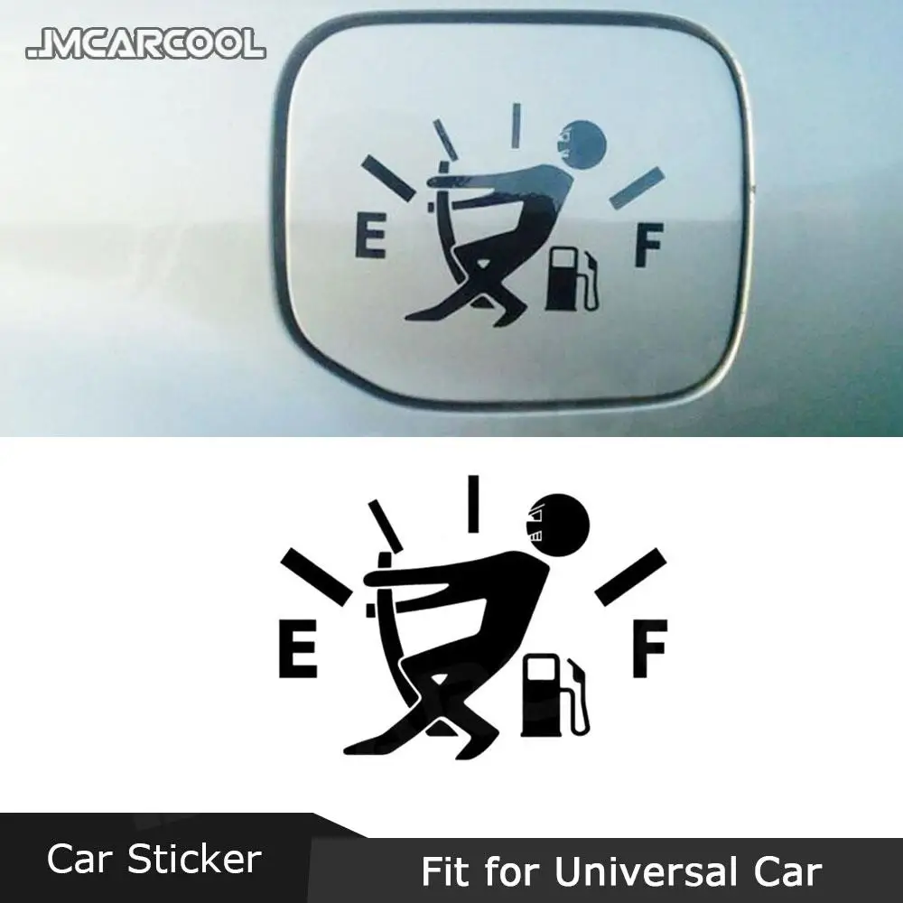 Auto Tank Stickers Funny Waterproof High Gas Consumption Decal Car Vinyl Decal Sticker Reflective Decoration Car Accessories