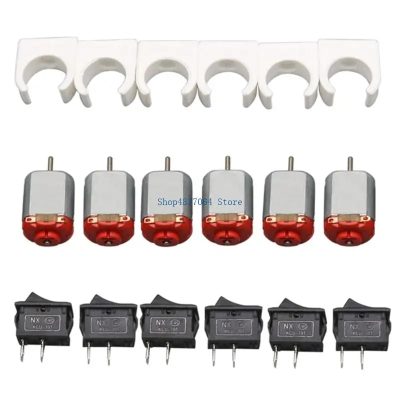 T3LB Kids Science Toy Motors Kits 3V-12V Small Electric Hobby Motor Science Experiment Kits For Children Home School Use
