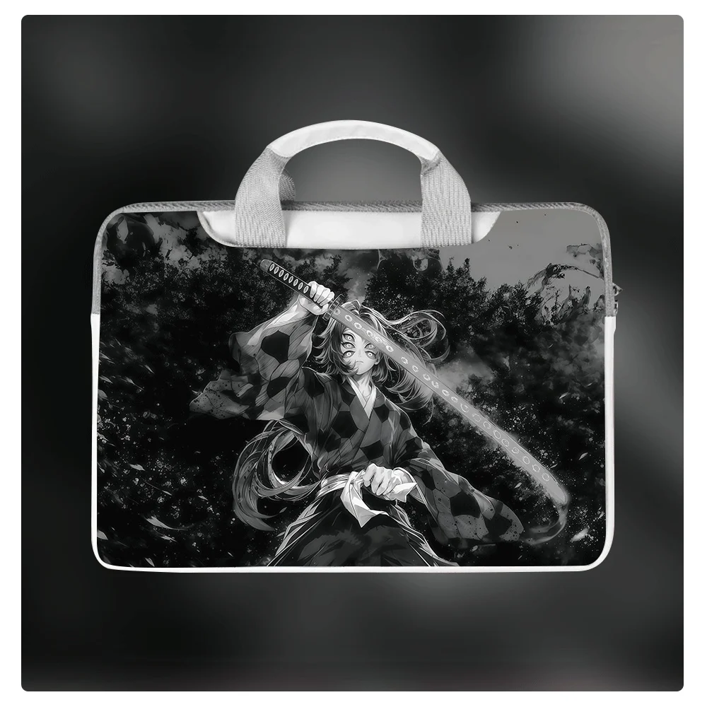 

Anime Demon Slayer Laptop Protective Case 13.3 14 15.6 16 Inch Tanjiro Nezuko Zenitsu Inosuke Printed Crossbody Handbag Gift