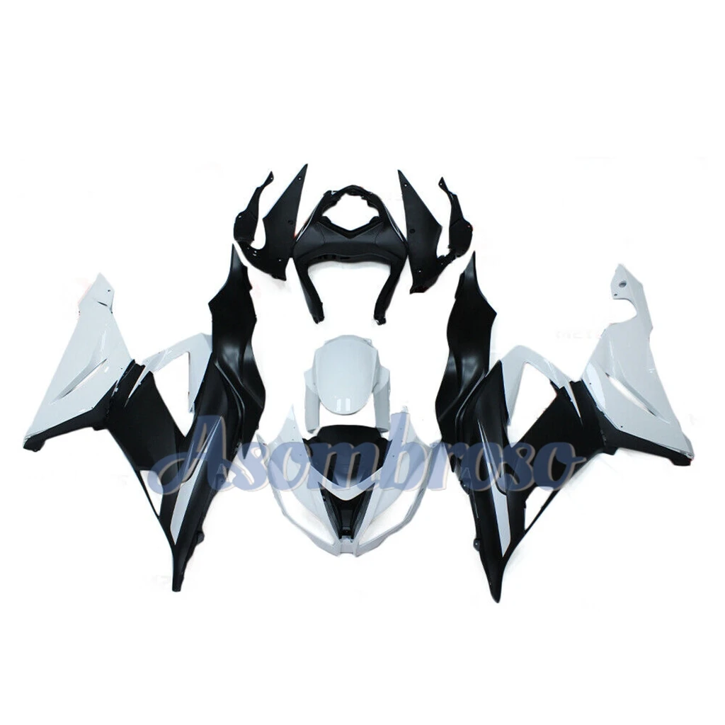 Motorcycle Aftermarket Fairing kit For Ninja ZX6R 2013 2014 2015 2016 2017 2018 ZX 6R 13-18 ZX-6R  white black body cover ZXMT