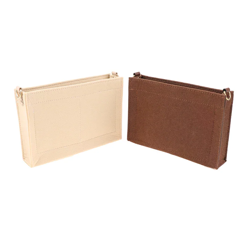 19 26 26 Bag Bag Bag Purse Insert Organizer With D Ring Toiletry Luxury Chain Makeup for Pouch