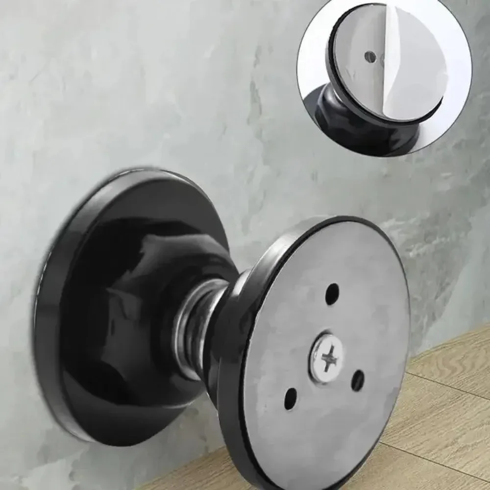 Tope de puerta de silicona magnético silencioso y anticolisión para hoteles y hogares