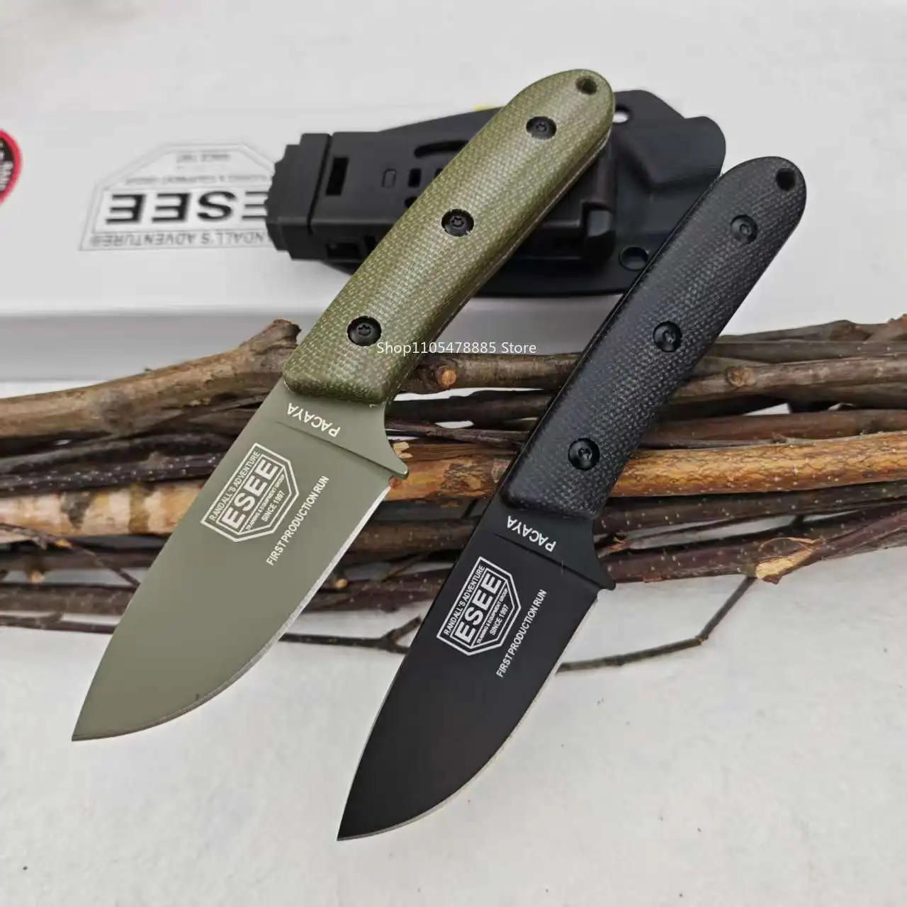 

PACAYA Fixed Blade 8Cr13Mov Stainless Steel Versatile Knife Outdoor Multi-purpose Camping Jungle Hiking Mountaineering Tools