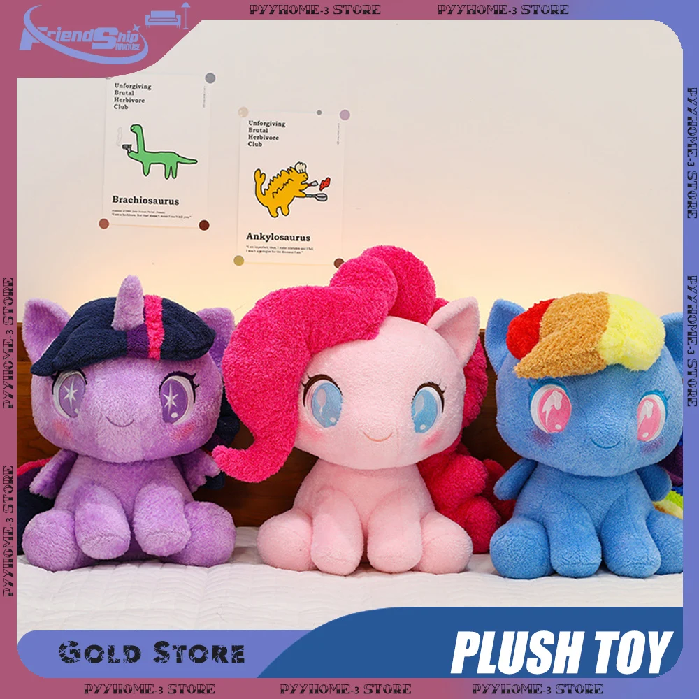 

Xiaoma Baoli, серия плюшевых игрушек, милый мультфильм, сидящая кукла, плюшевая игрушка для девочек, аниме, окружающие праздничные подарки, украшение комнаты