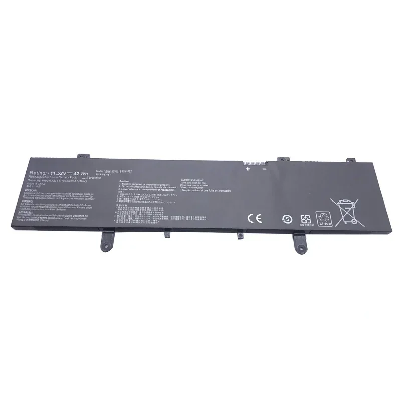 

WHOLESALE New B31N1632 Laptop Battery for ASUS ZenBook 14 X405 X405U X405UA 3ICP5/57/81 0B200-02540000 11.52V 42W