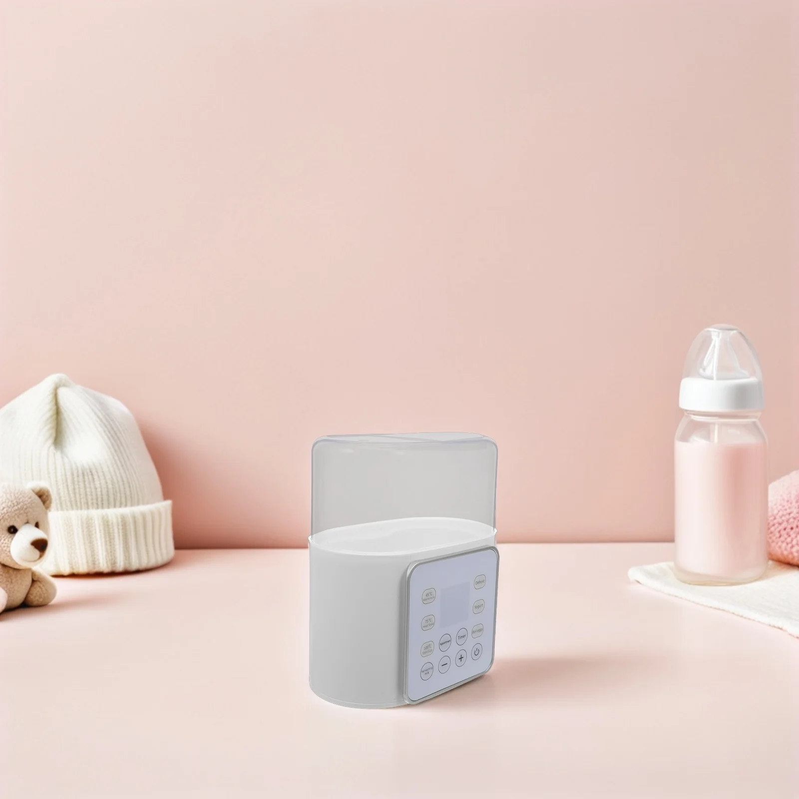 

Double Bottle Electric Milk Warmer Baby Feeder Constant Temperature Breastmilk Heating Device Multi-Function Use