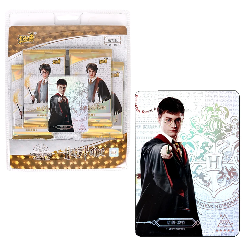 KAYOU Harry Potter Card Magic Edition Collection Kid Board Game Rare Hero Bronzing Flash LR Card Children Fan Holiday Gift