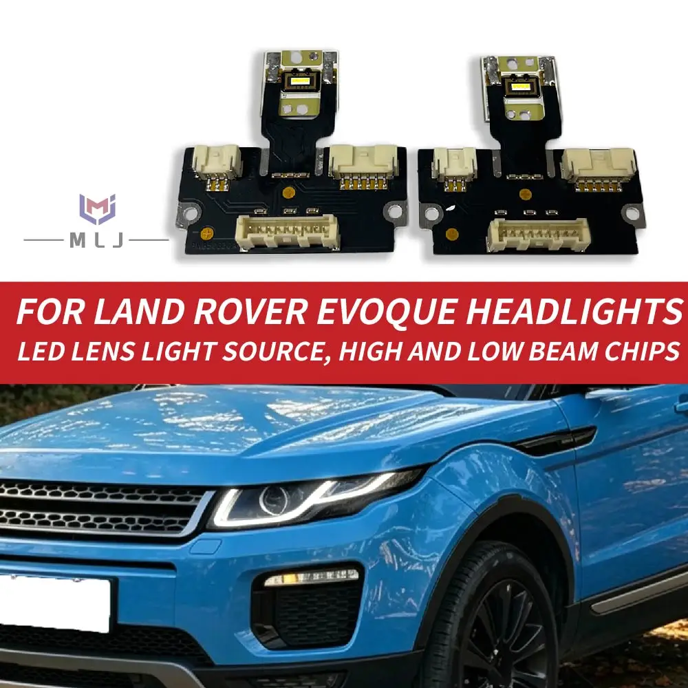 

For 2016-2018 Land Rover Range Rover Evoque White Angel Eye LED DRL Chip Daytime Running Light Module Car Accessories