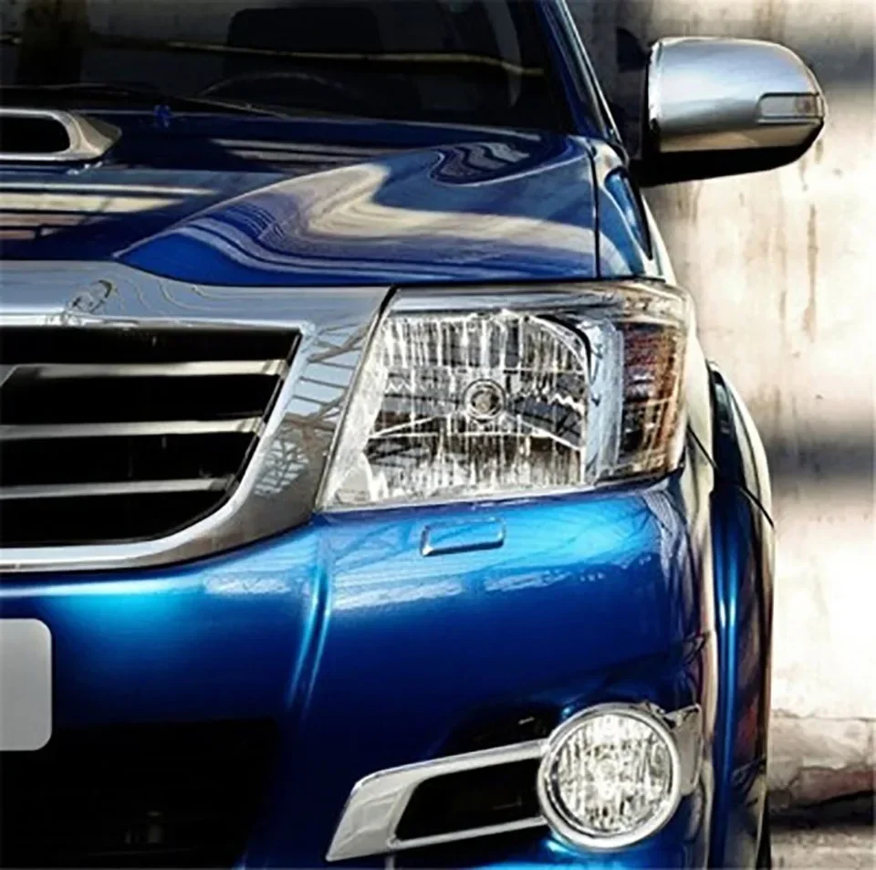 Car Front Headlight Cover Lampshade Glass Lampcover Caps Headlamp Shell Auto Head Lamp Case For Toyota Hilux 2012 2013 2014