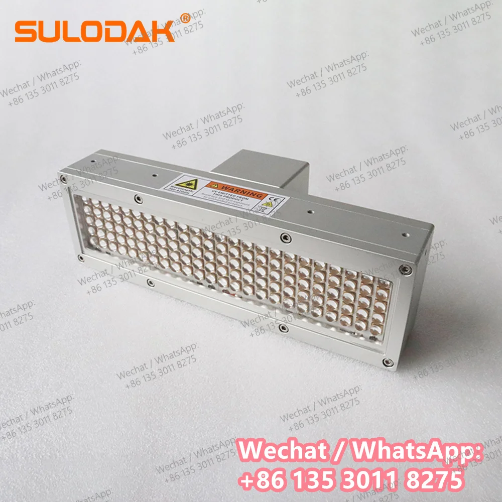1800W High-intensity UV LED Curing Lamp 200*40mm UV Curing for Digital Press Inks 395nm UV LED for Printing Silk Screen
