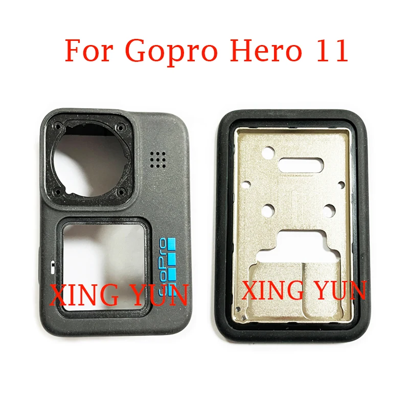 Genuine Original For GoPro Hero 11 Universal Rear Back Frame Cover Case Repair Parts Front Shell Case Back Rear Plate Cover