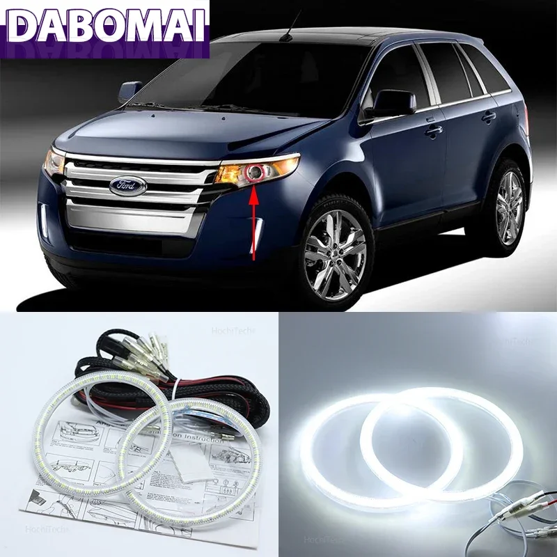 

Daytime Running Lights for Ford Edge 2011 2012 Smd Led Angel Eyes Kit Excellent Ultra Bright Illumination DRL