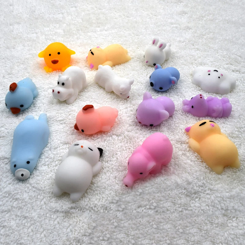 Squishy Animal Antistress Toys Slimy Squeeze Toys Cute Antistress Ball Abreact Soft Sticky Stress Relief Funny Toys For Children