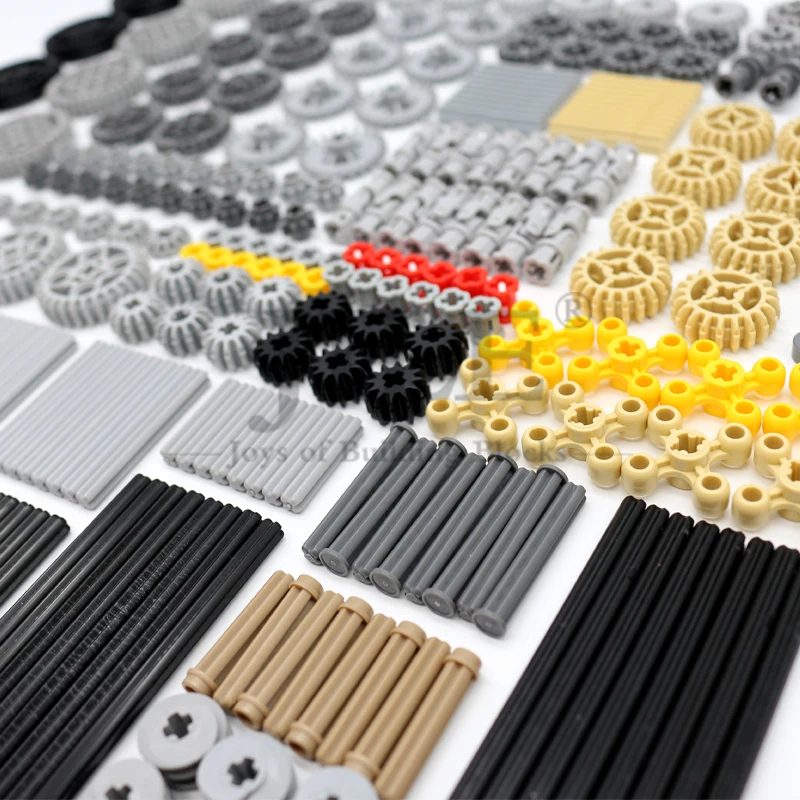 314-teiliges MOC Technik-Set: Achsverbinder, Zahnradbuchsen, Universalgelenke, Bausteine Kompatibel mit 94925 6589 3706 Auto-Spielzeug