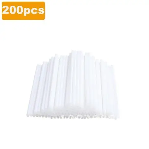 

200pcs Plastic Lollipop Stick Safe White Cake Pop Sticks DIY Chocolate Candy Cake Lollypop Sticks Baking Cakes Tools Accessories