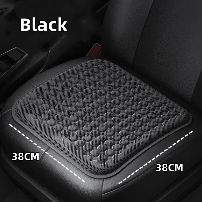 Gel Cushion Summer Ice Cushion Chair Cushion Home Office Sedentary Ventilated Silicone Cool CushionHoneycomb Car Seat Cushion