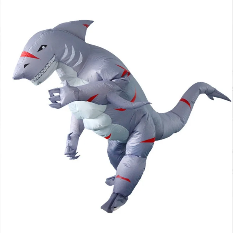 inflate sea animal Cosplay wearable adult animal inflatable shark costume Halloween Adult strong shark