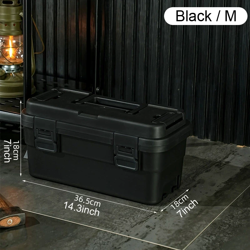 Home Toolbox Grade Portable Car Repair Hardware Tools Box, Electrician Storage Tool Case Tackle Box Fishing Versatile Organizer