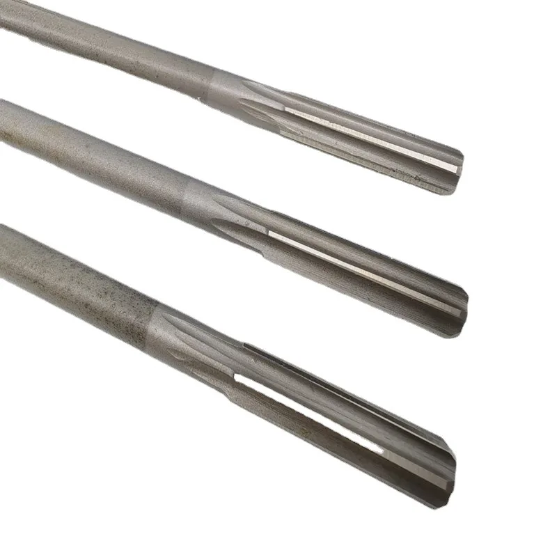 1Pc Lengthen Reamer HSS H7 Straight Shank Machine Chucking Reamer 3-20mm x 100mm-300mm for Metal Steel Aluminum Hole Drill