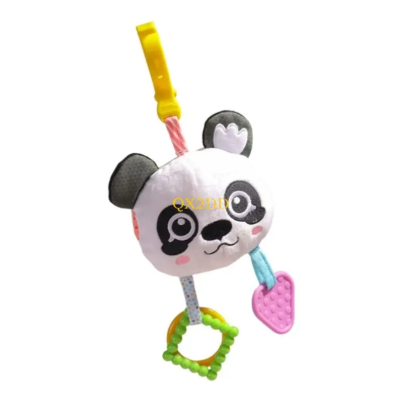 QX2D – hochet en peluche douce pour berceau, jouet Mobile pour nouveau-nés, développement visuel sensoriel, pendentif avec