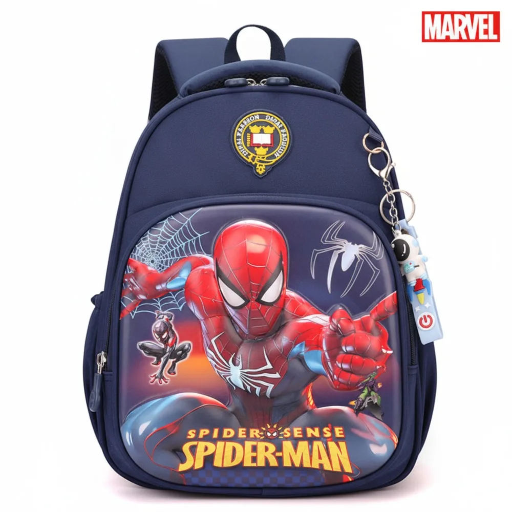 

Marvel Spider-Man Kids Backpack Boys Kindergarten School Bag Lightweight Double Shoulder Travel Bags for Children Toddler Gifts