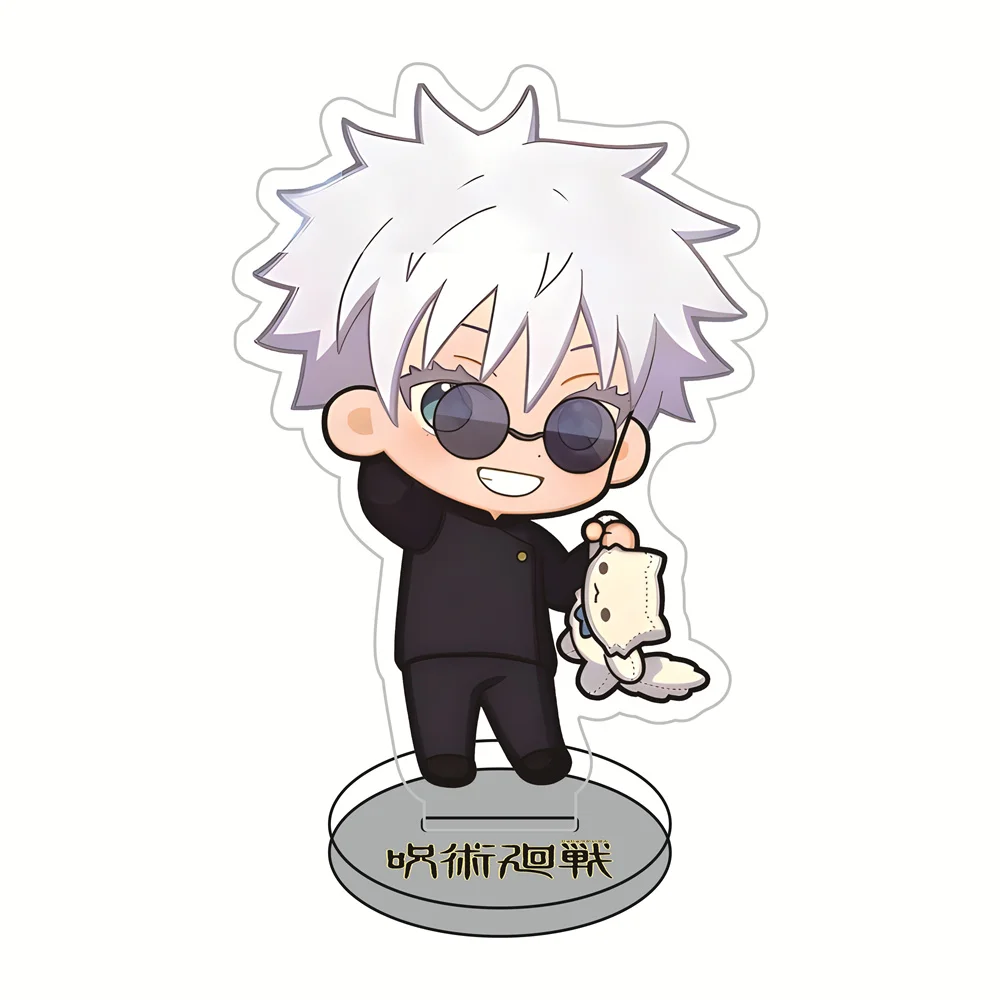 Jujutsu Kaisen Cat Partner Version 10cm Acrylic Stand Figures Keychain Anime Chibi Collectible Merchandise Decoration Fan Gift