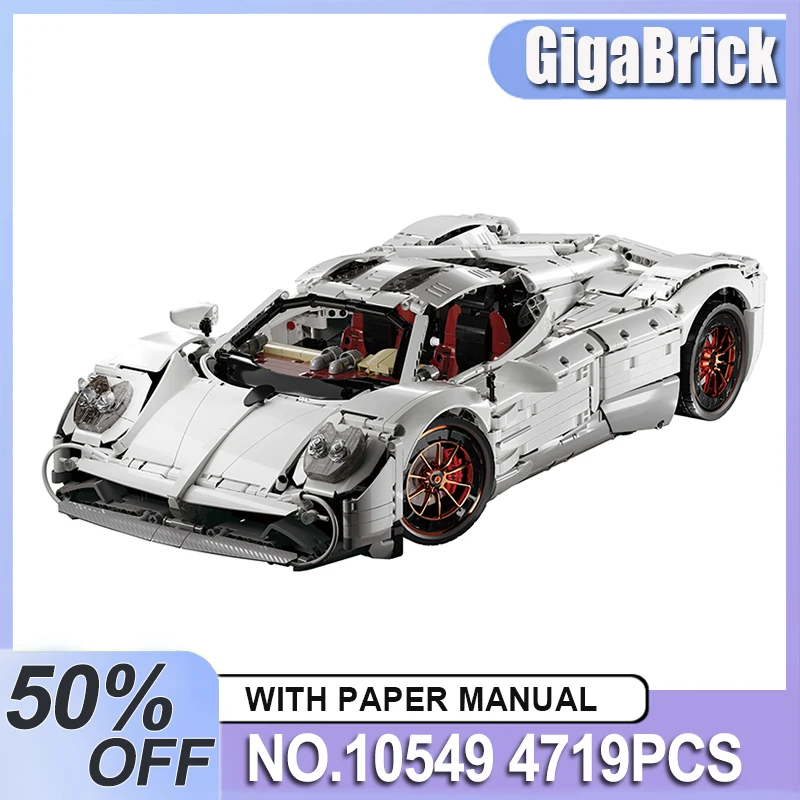 

New KBOX 10549 MOC High-quality Custom Technical Sports Car Building Blocks Bricks Puzzle Assembly Toys Christmas Gifts For Kids