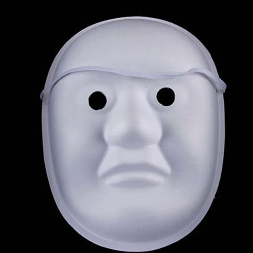 5ชิ้นกระดาษหน้ากากปิดหน้าครึ่งคริสต์มาสสำหรับภาพวาดชุดทำสีแบบทำมือสำหรับผู้ชายและผู้หญิง