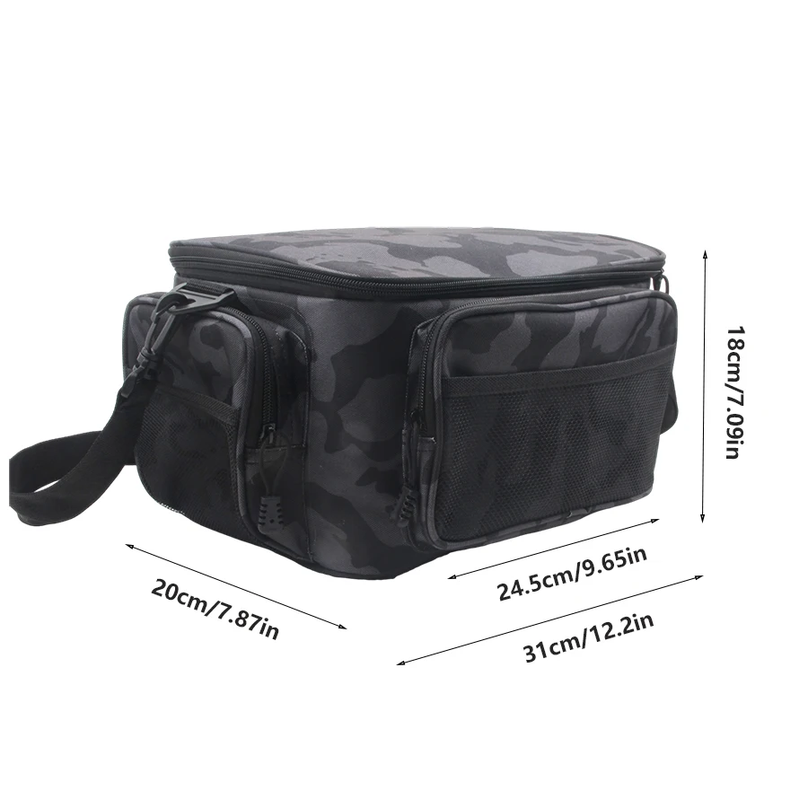 Bolsa de Pesca con Bandolera Acolchada para Agua Salada y Dulce - imagen 4