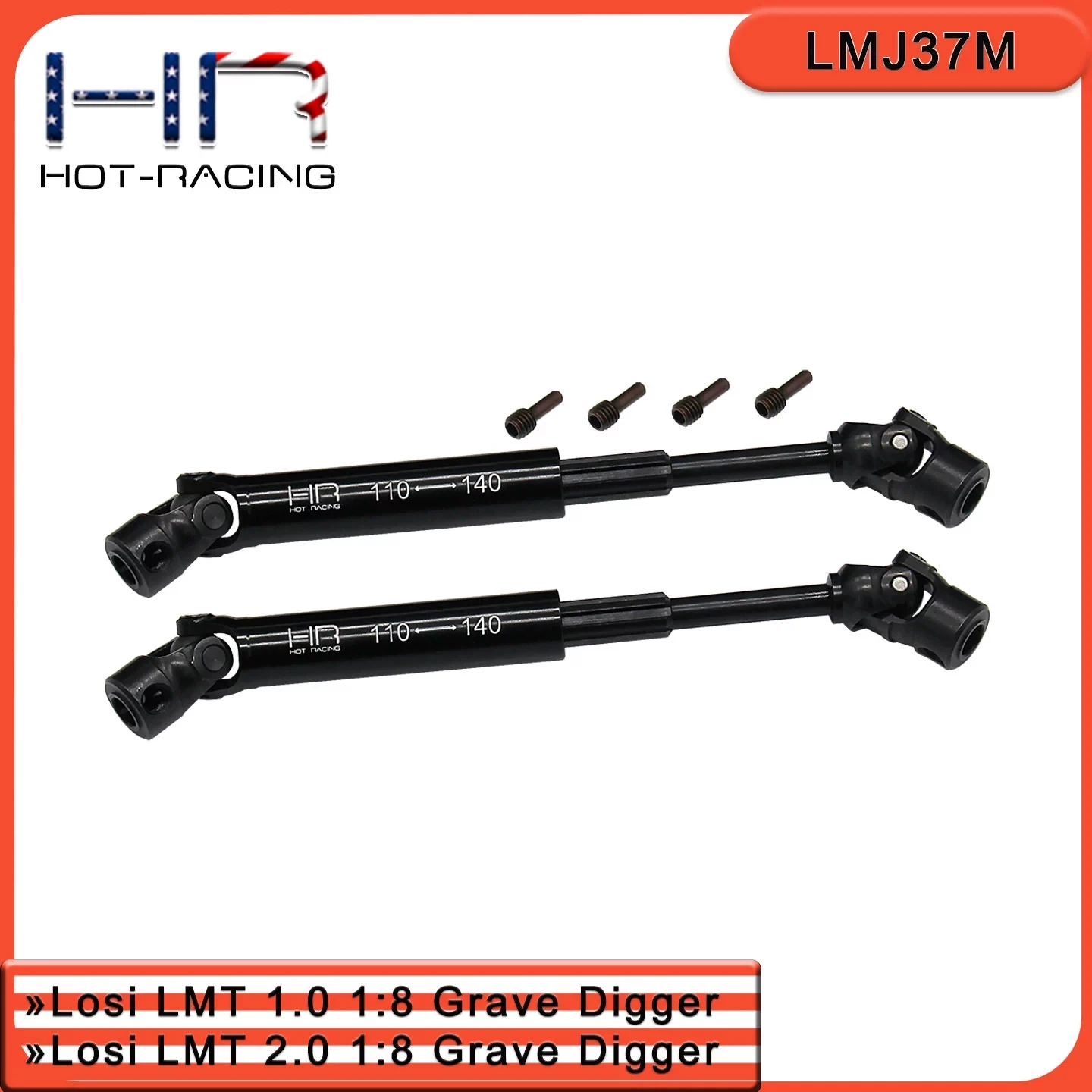 

HR Losi 1:8 LMT tomb 1.0/2.0 reinforced steel simulation middle drive shaft
