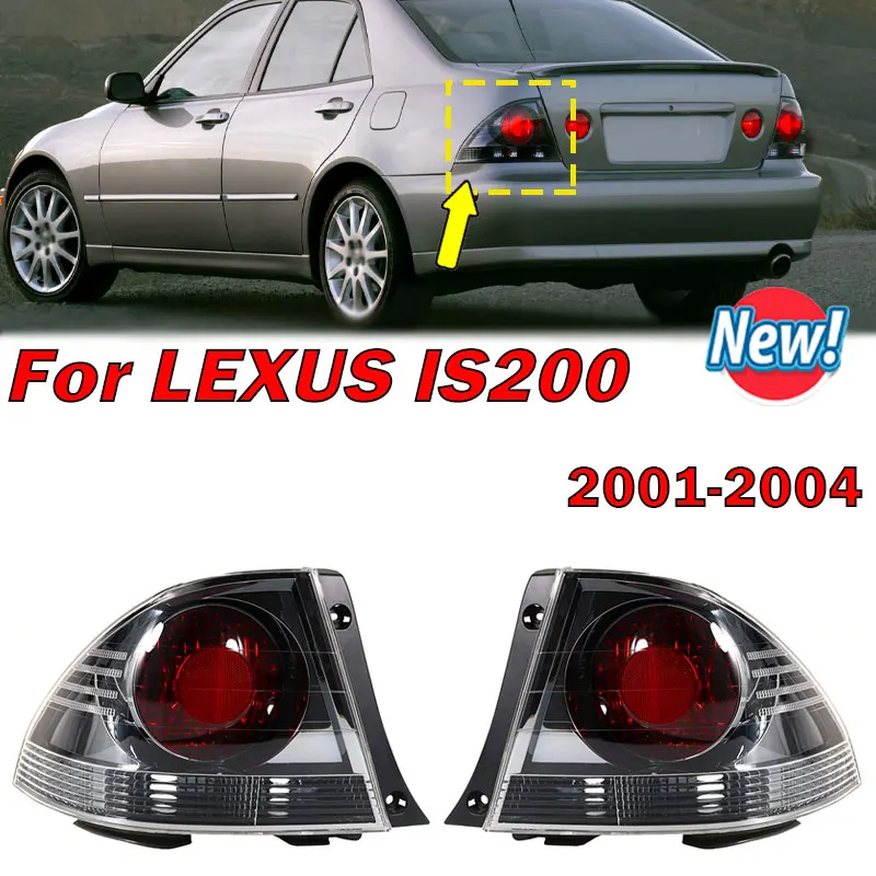 For LEXUS IS200 2000-2004 Car Rear Bumper Tail Light Turn Signal Lamp For TOYOTA ALTEZZA RS200 2001 Auto Taillight Withot Bulb