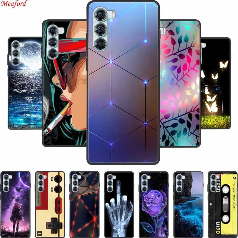 For Motorola Moto G200 5G Case G 200 Black Silicone Soft Back Cover Case For Motorola Edge S30 Phone Case Cover S 30 Coque Funda