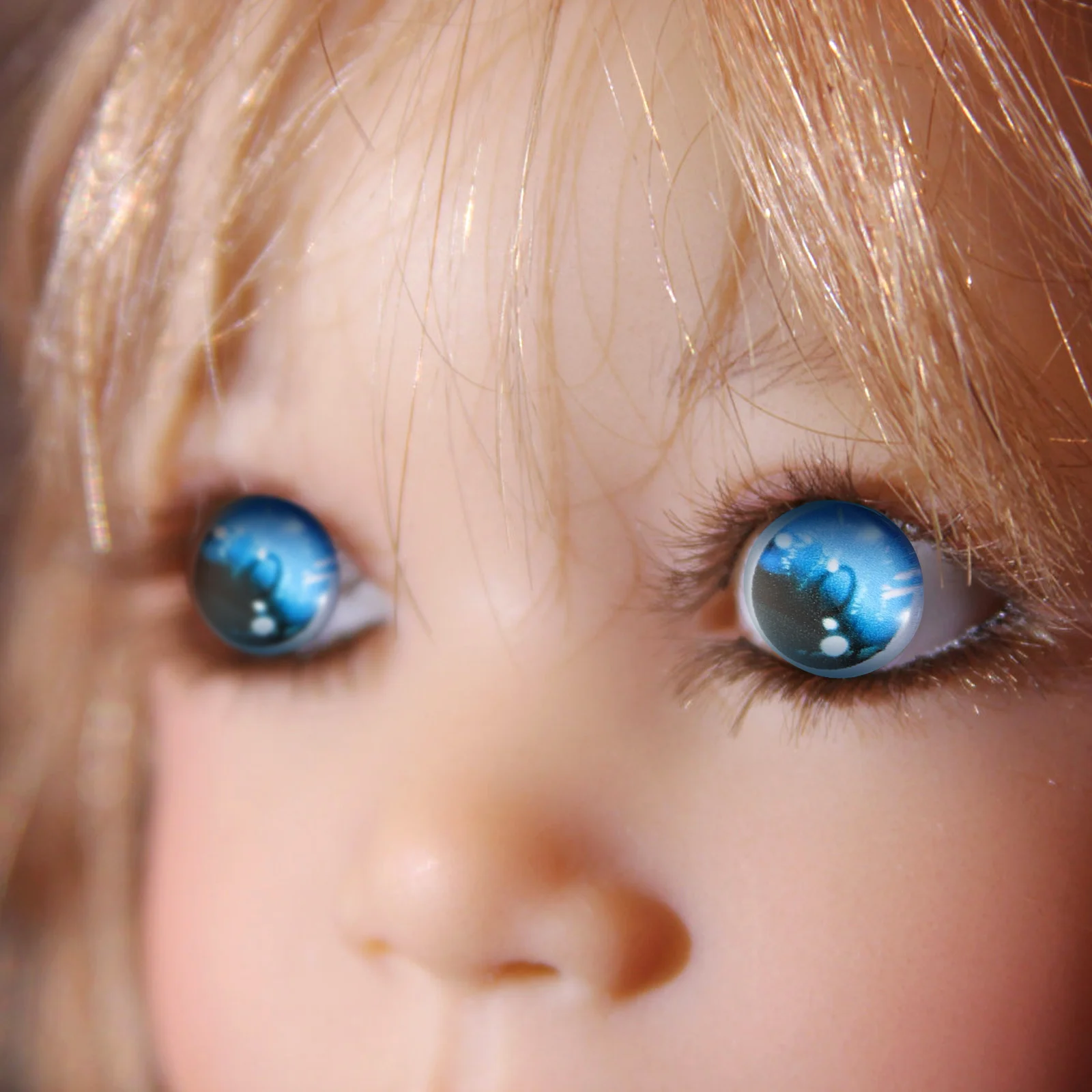 

100Pcs Exquisite Craft Eyes Bright Beautiful Decorative DIY Materials Fake Eye Balls Eyes Fake Eyeballs Eyeballs for Crafts