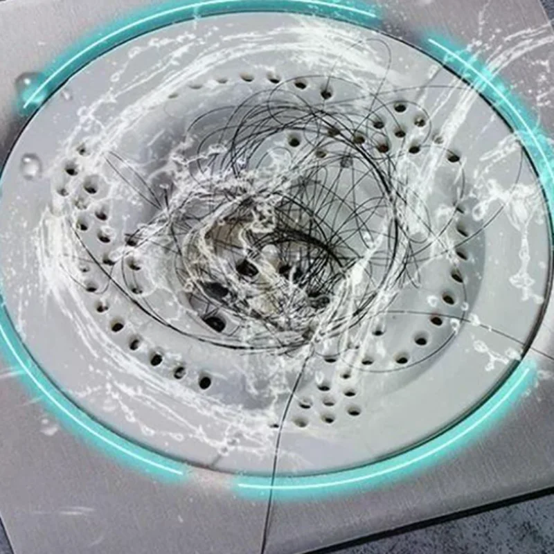 

1PCS New Household Vortex Floor Drain Filter Bathroom Sewer Hair Filter Toilet Drainage Anti-hair Universal