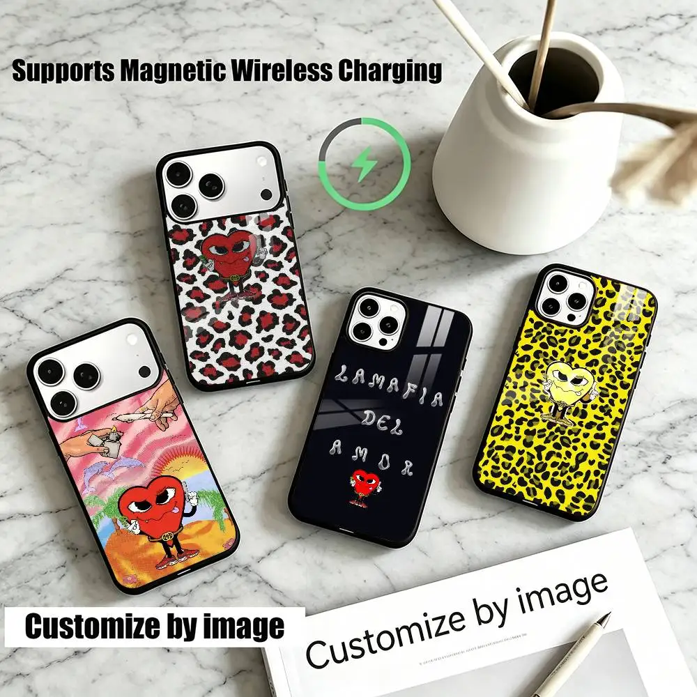 

Love Mafia La Mafia Del Amor Gift Phone Case For iPhone17,16,15,14,13,12,11 Plus,Pro Allows magnetic wireless charging