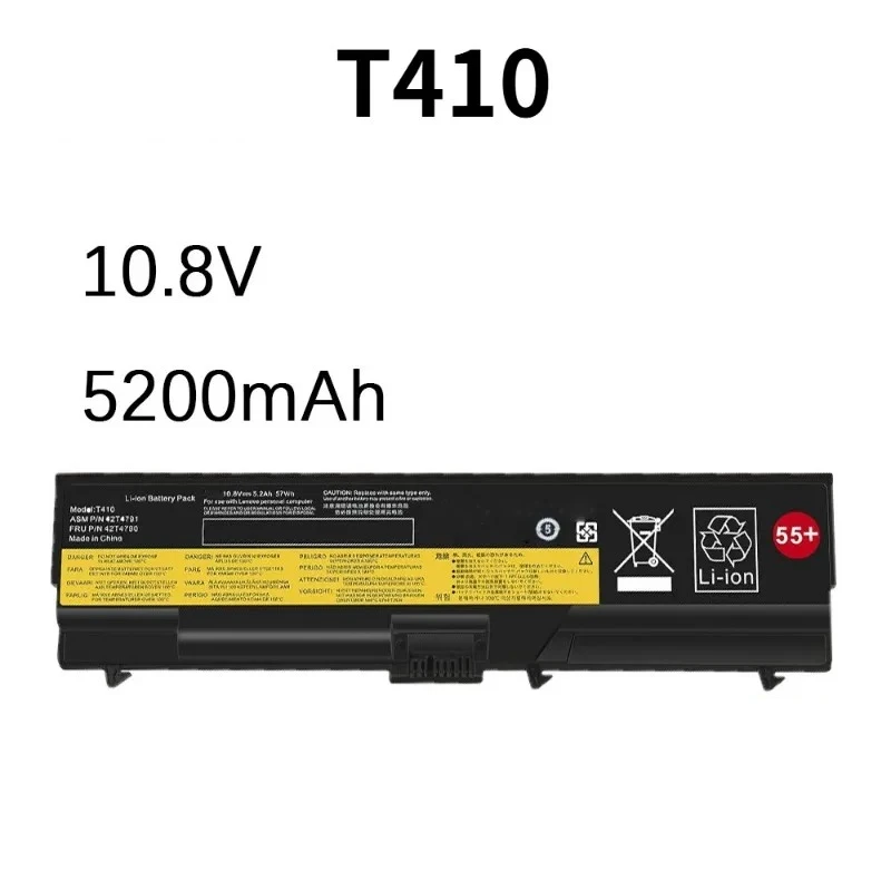 T410 Battery for Lenovo ThinkPad E40 E50 E420 E425 E520 E525 L410 L412 L420 L421 L510 L512 L520 SL410 2842 SL510 T410i T420 T510