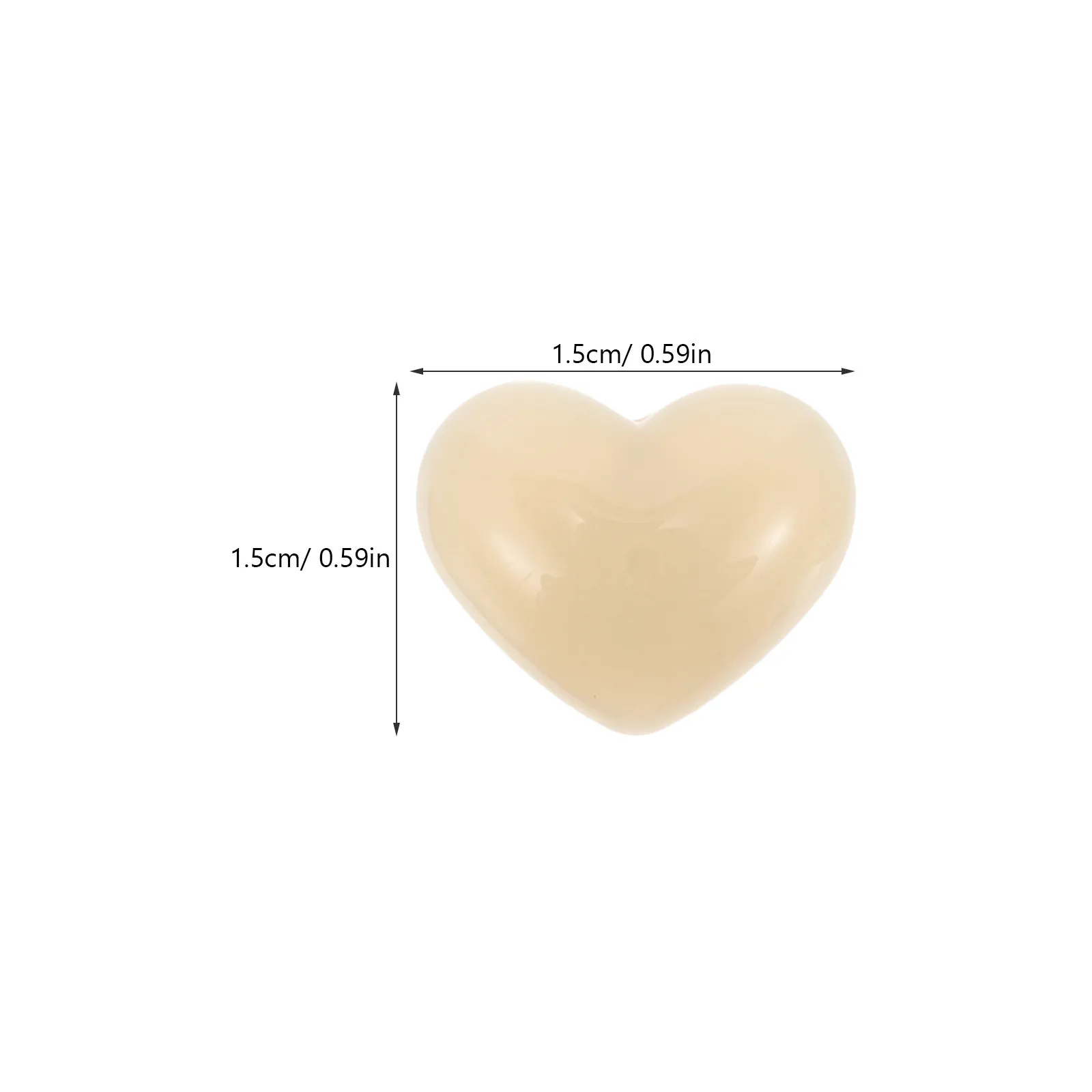 10Pcs Heart Design Buttons Sewing Craft Button for Garment Clothing Decoration Jacket Uniform Replacement Button Set