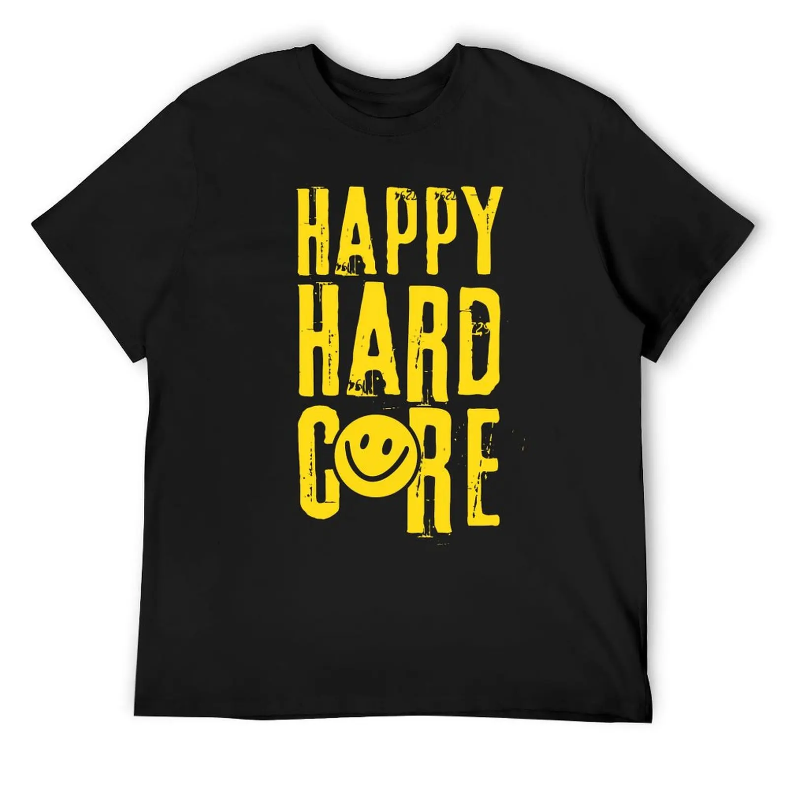 

Rave Music Happy Hardcore Smiley Face Yellow T-Shirt
