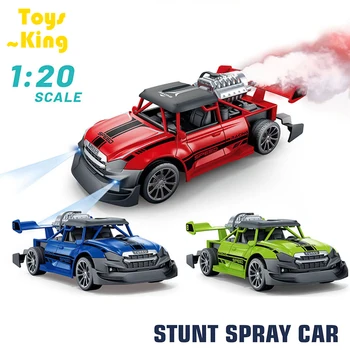 RC Stunt Car 1:20 Spray Remote Control Pickup Truck Drift Car with Light Kids Toys for Children Gift