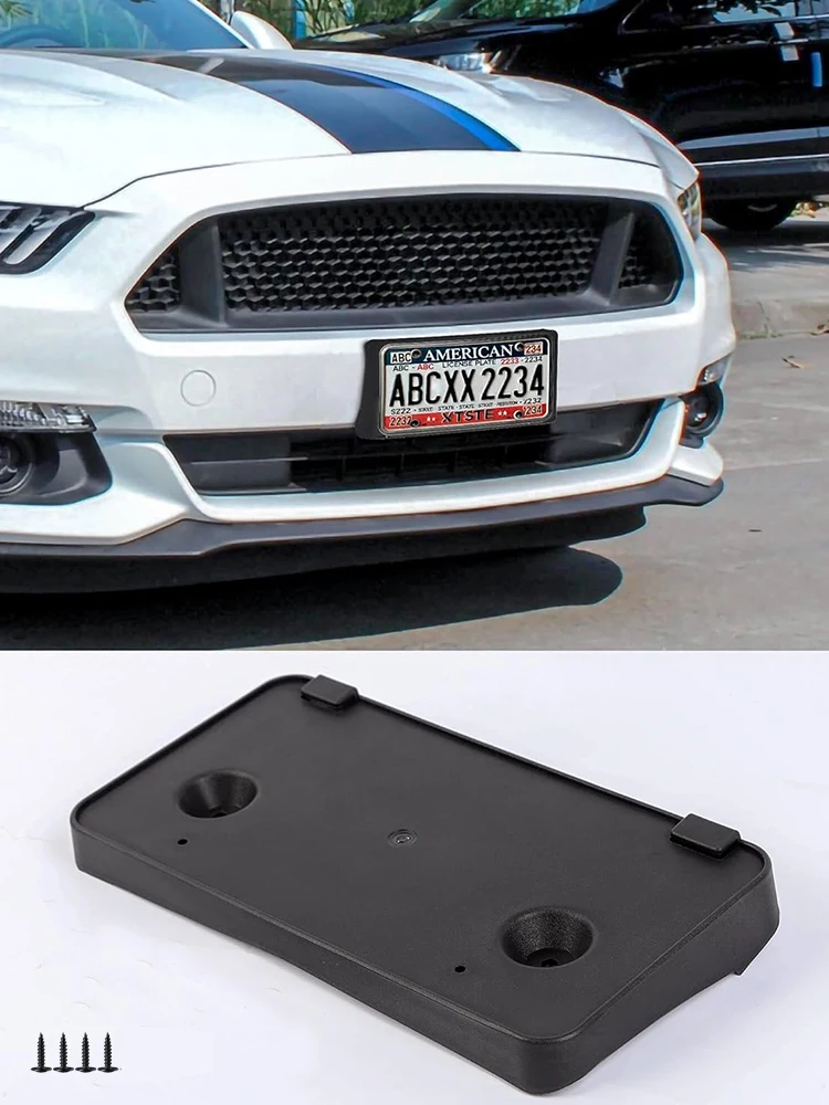 Front License Plate Frame Car License Plate Mounting Bracket Holder For Ford Mustang 2015 2016 2017