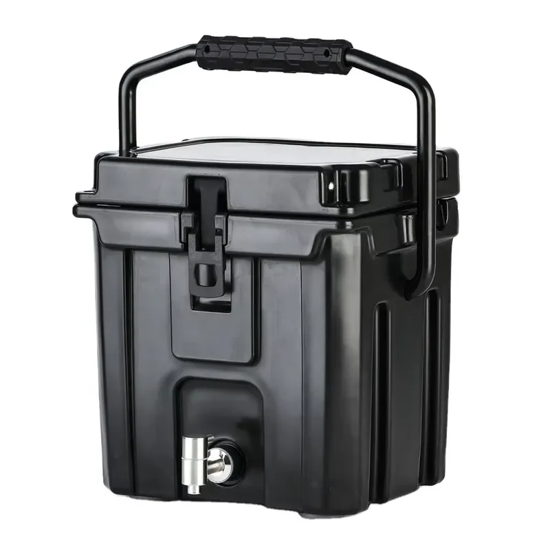 10L Portable Rotomolded Cooler Box Insulated Ice Chest for Camping Car Travel Outdoor Party Food Storage Custom Logo
