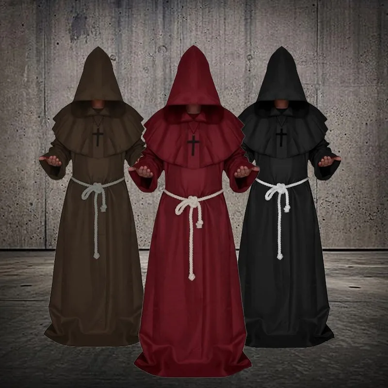 Adult loween Costume Bla Witch's Robe  Outfit Death God  Witch Long Sve Polyester Fiber Dr